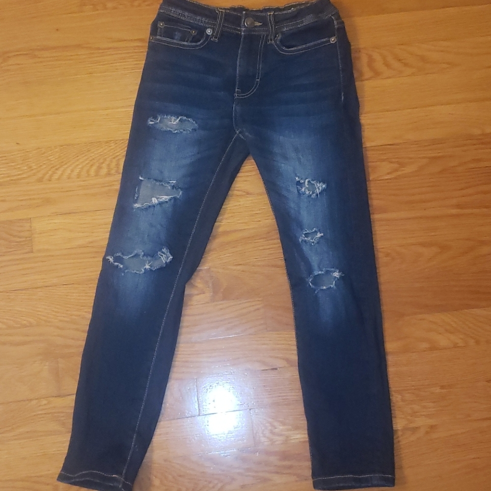 FOUR PAIRS- of boys size 8- like new jeans